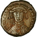 Moneda, Tiberius II Constantine, 30 Nummi, 578-579, Nicomedia, BC+, Cobre