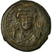 Münze, Tiberius II Constantine, Follis, 579-580, Antioch, S+, Kupfer, Sear:448