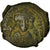 Moneda, Tiberius II Constantine, Half Follis, 581-582, Antioch, BC+, Cobre