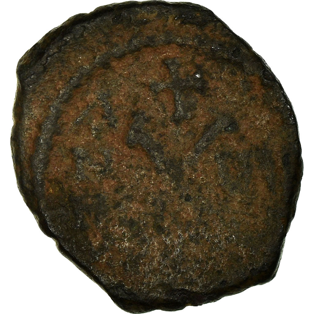 Moeda, Tiberius II Constantine, Decanummium, 580-581, Antioch, VF(20-25), Cobre