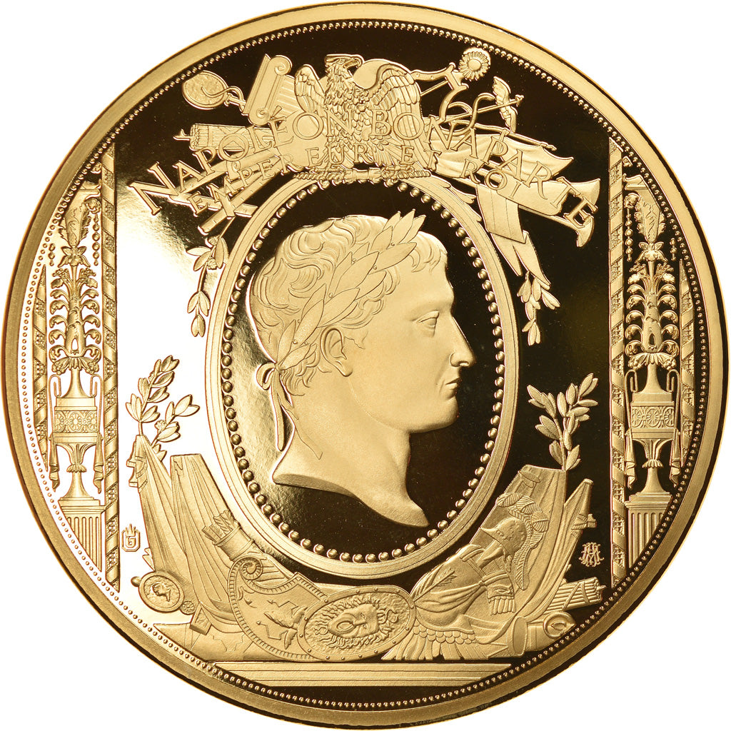 France, Medal, Napoléon Ier, History, MS(65-70), Copper Gilt