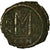 Moneda, Maurice Tiberius, Follis, 589-590, Constantinople, MBC, Cobre, Sear:494