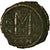 Moneta, Maurice Tiberius, Follis, 589-590, Constantinople, BB, Rame, Sear:494
