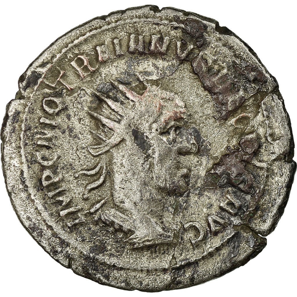 Moneta, Trajan Decius, Antoninianus, 249-251, Rome, MB+, Biglione, RIC:45