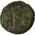 Moneta, Maurice Tiberius, Half Follis, 592-593, Constantinople, MB, Rame