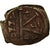 Moneta, Maurice Tiberius, Half Follis, 588-589, Thessalonica, MB+, Rame