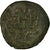 Moneda, Maurice Tiberius, Follis, 585-586, Kyzikos, BC+, Cobre, Sear:518
