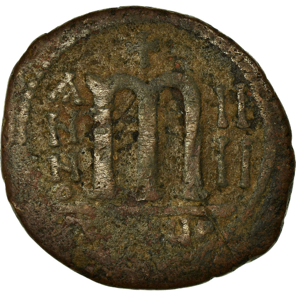 Munten, Maurice Tiberius, Follis, 585-586, Antioch, FR, Koper, Sear:532