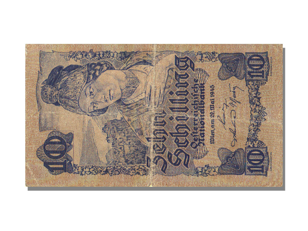Austria, 10 Schilling, 1945, 1945-05-29, VF(30-35)