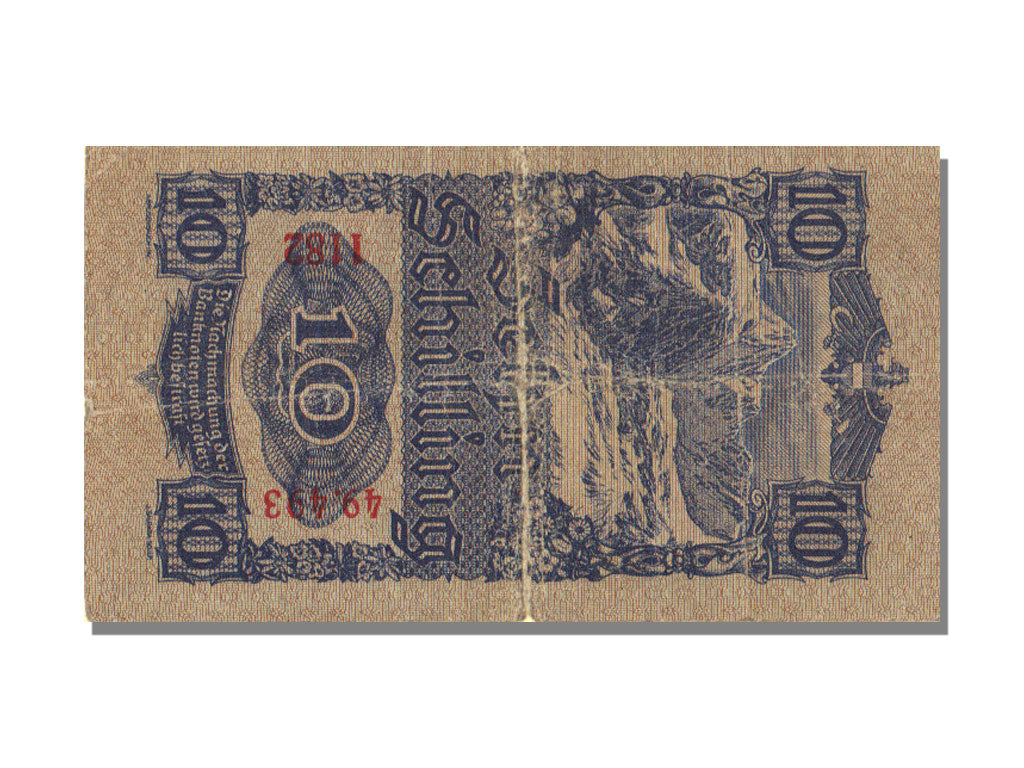 Austria, 10 Schilling, 1945, 1945-05-29, VF(30-35)