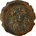Coin, Maurice Tiberius, Half Follis, 583-584, Antioch, VF(30-35), Copper