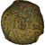 Moeda, Maurice Tiberius, Half Follis, 596-597, Antioch, VF(30-35), Cobre