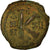 Moneda, Maurice Tiberius, Half Follis, 596-597, Antioch, BC+, Cobre, Sear:535