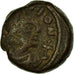 Moneda, Maurice Tiberius, 12 Nummi, 582-602, Alexandria, BC+, Cobre, Sear:544