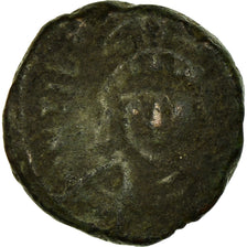 Monnaie, Maurice Tibère, Decanummium, 582-602, Carthage, Rare, TB, Cuivre