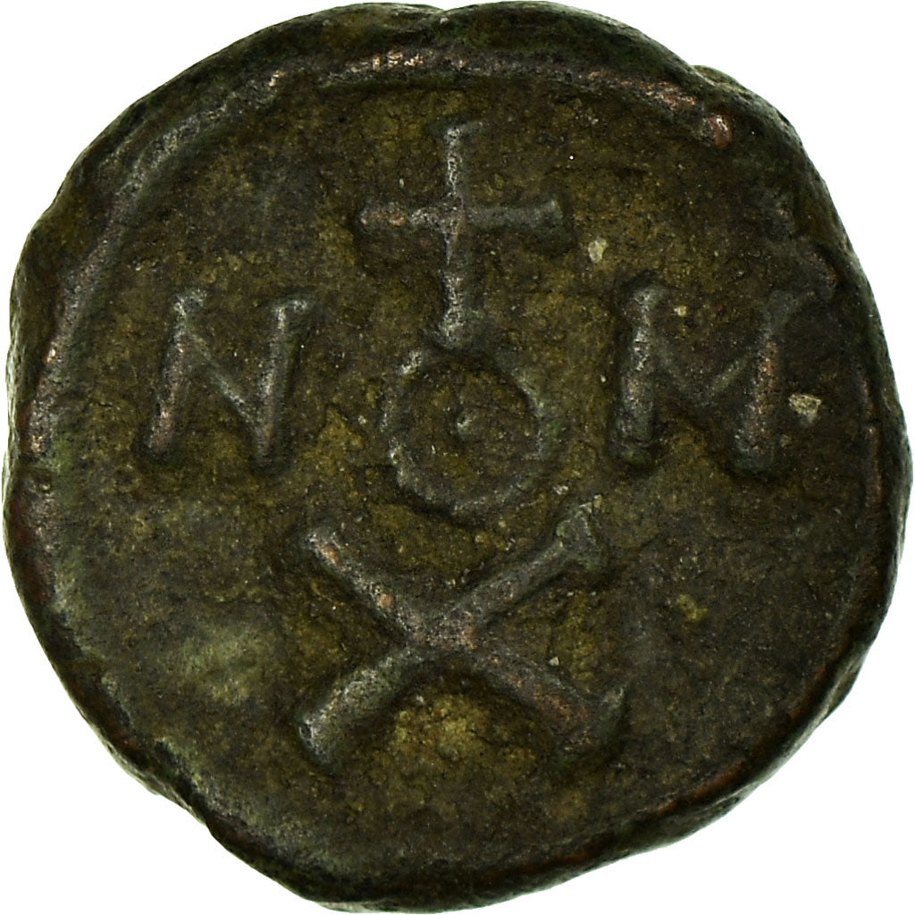 Coin, Maurice Tiberius, Decanummium, 582-602, Carthage, Rare, VF(20-25), Copper