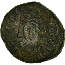 Monnaie, Maurice Tibère, Decanummium, 585, Carthage, Rare, TB, Cuivre, Sear:565