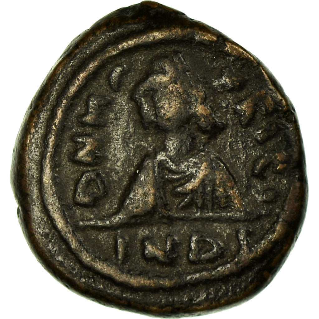 Moneta, Maurice Tiberius, Decanummium, 587-588, Carthage, MB+, Rame, Sear:566