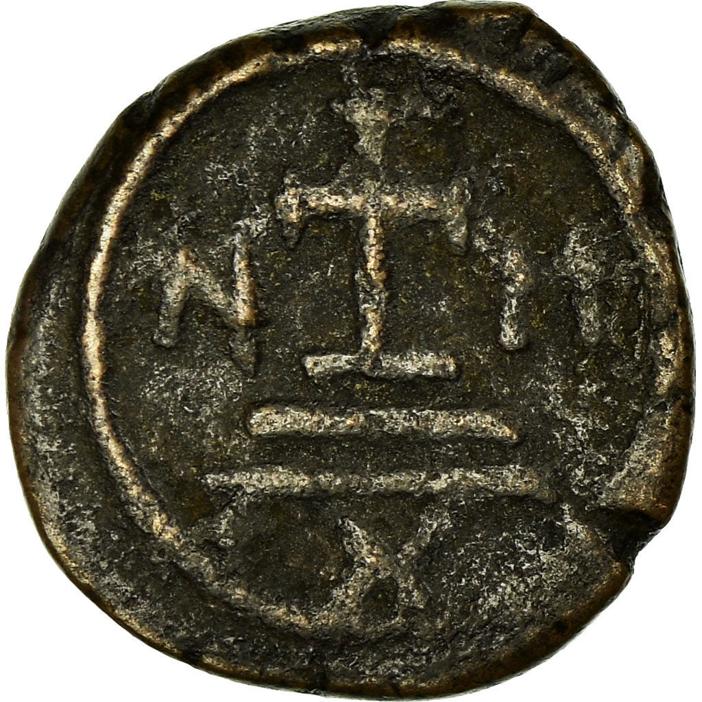 Moneta, Maurice Tiberius, Decanummium, 587-588, Carthage, MB+, Rame, Sear:566