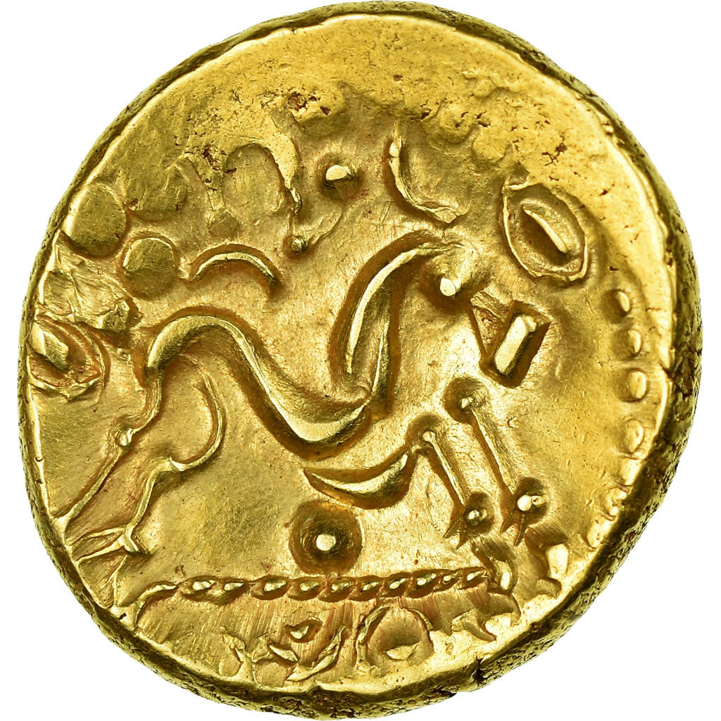 Moneta, Ambiani, Stater, SPL-, Oro, Delestrée:240