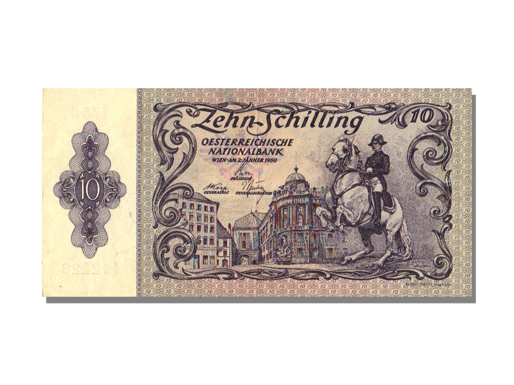 Austria, 10 Schilling, 1950, KM #128, 1950-01-02, UNC(63), 112228