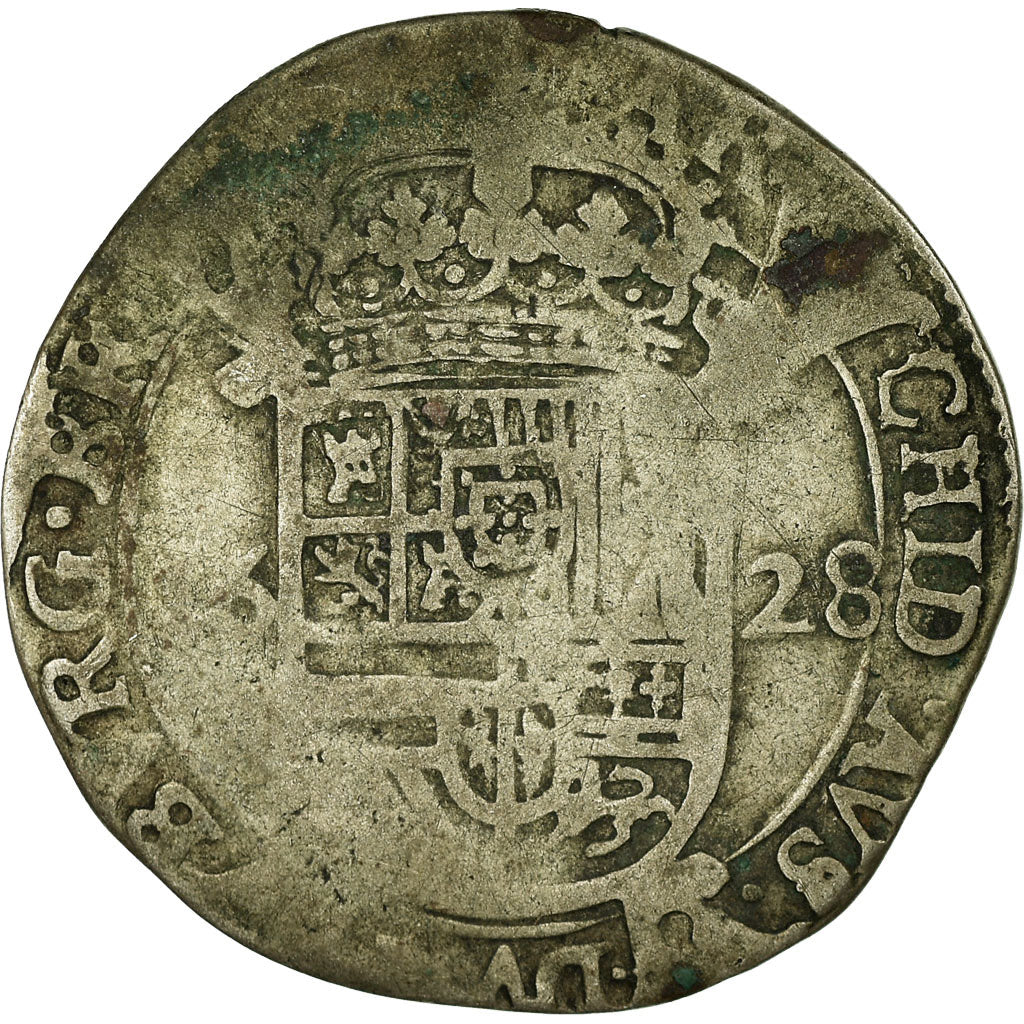 Münze, Spanische Niederlande, Philip IV, Escalin, 1628, Uncertain Mint, S