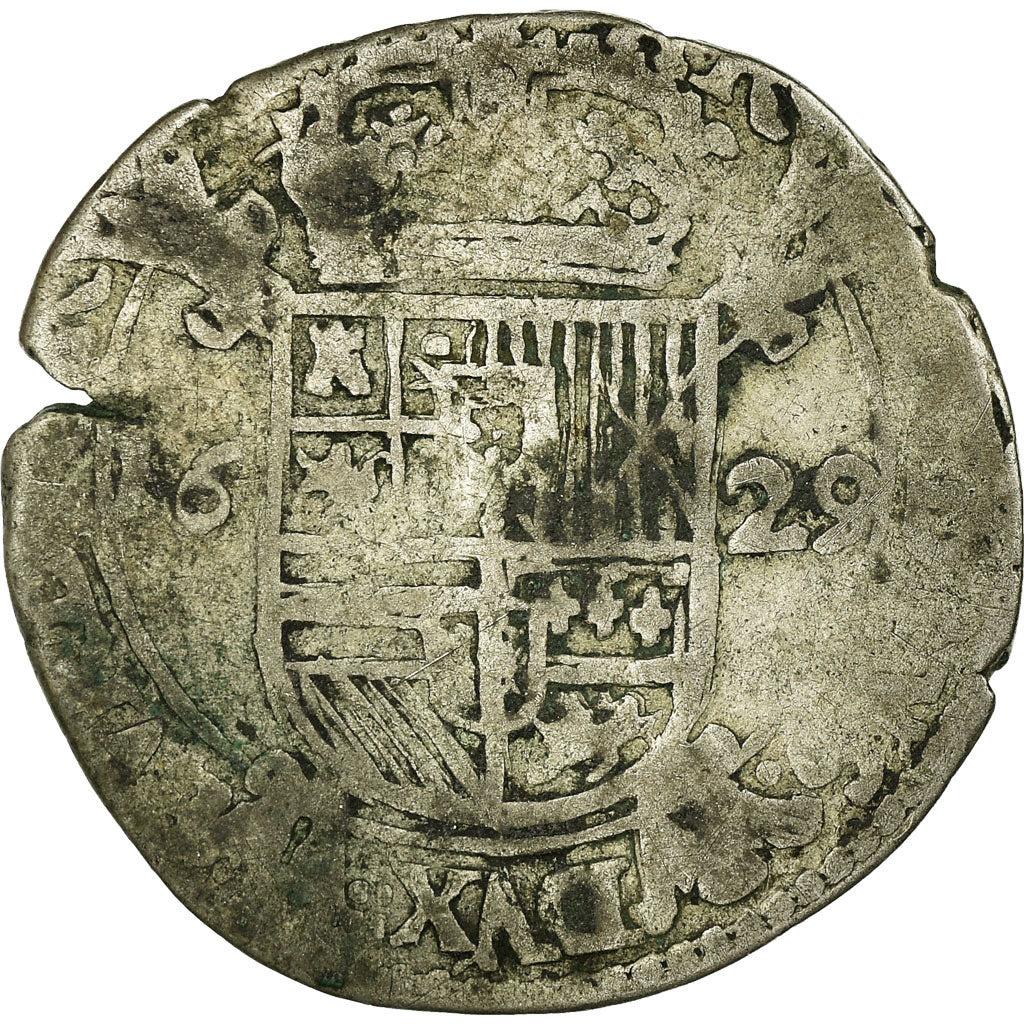 Coin, Spanish Netherlands, Philip IV, Escalin, 1629, Tournai, VF(20-25), Silver
