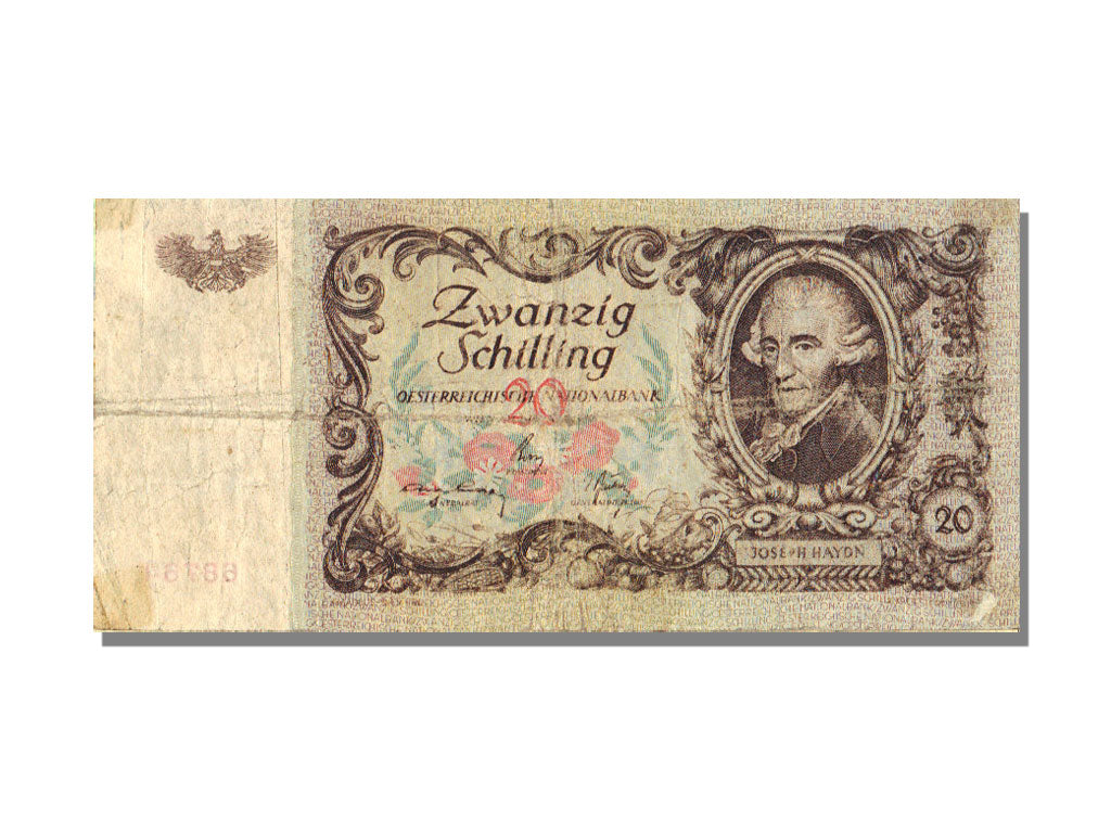 Austria, 20 Schilling, 1950, 1950-01-02, EF(40-45), 68764