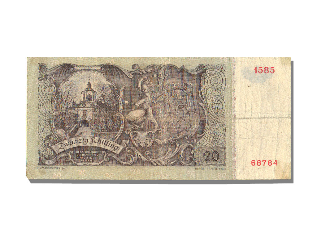 Austria, 20 Schilling, 1950, 1950-01-02, EF(40-45), 68764