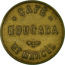 Monnaie, France, Café DOUGADA, Saint-Marcel-sur-Aude, 1 Franc, TTB+, Laiton