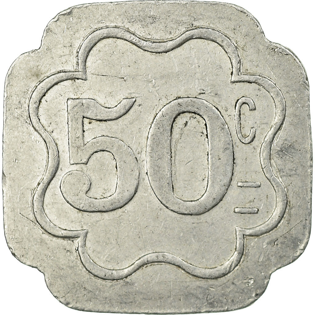 Moneta, Francia, E. M. C. M, Saint-Hippolyte-du-Fort, 50 Centimes, BB+