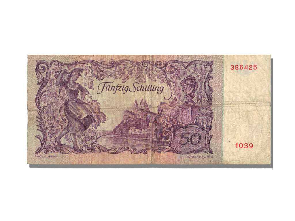 Austria, 50 Schilling, 1951, KM #130, 1951-01-02, EF(40-45), 386425