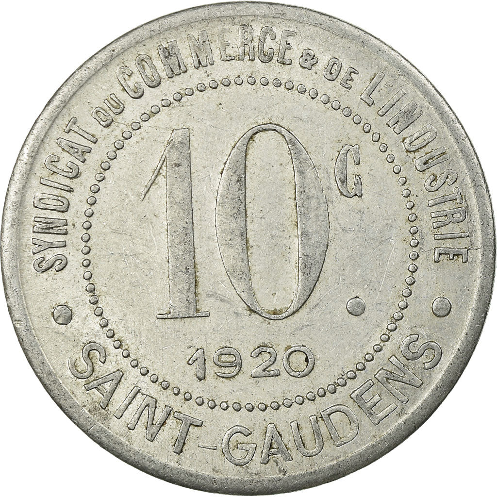 Monnaie, France, Syndicat du Commerce & de l'Industrie, Saint-Gaudens, 10