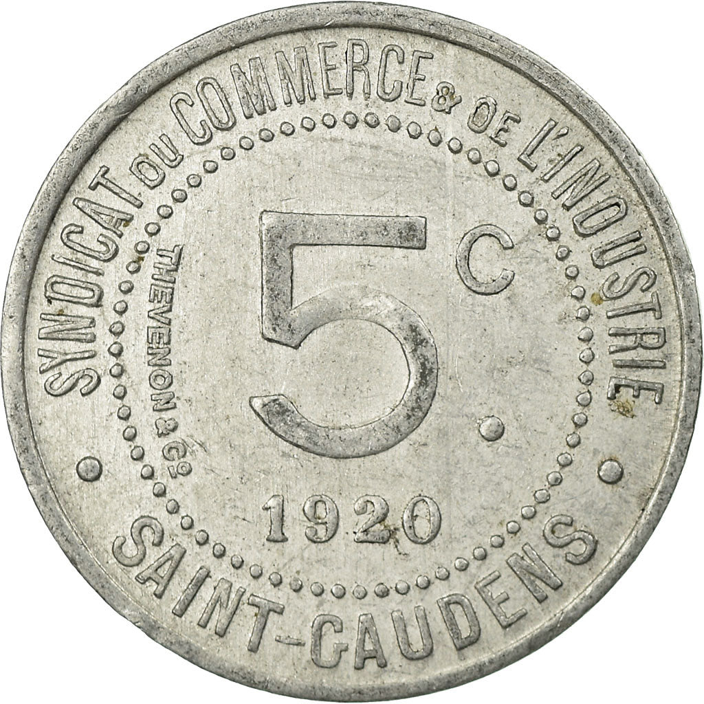 Münze, Frankreich, Syndicat du Commerce & de l'Industrie, Saint-Gaudens, 5