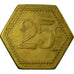 Moneta, Francia, Café du Débarcadère, Saint-Germain-en-Laye, 25 Centimes, BB