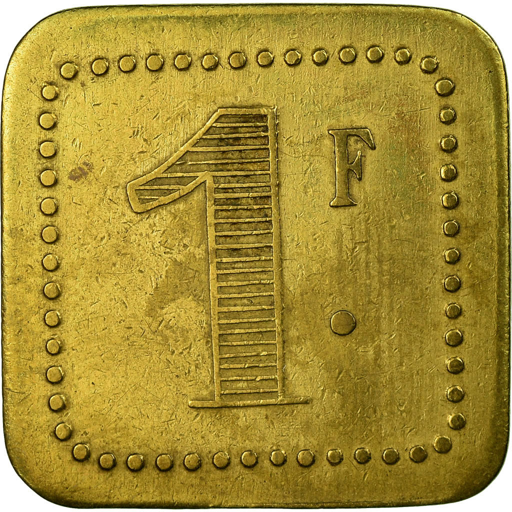 Moneta, Francja, Café du Débarcadère, Saint-Germain-en-Laye, 1 Franc