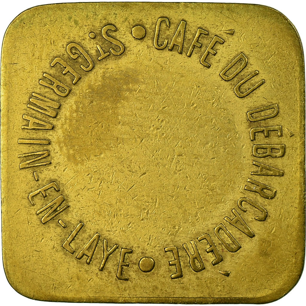 Moneta, Francja, Café du Débarcadère, Saint-Germain-en-Laye, 1 Franc