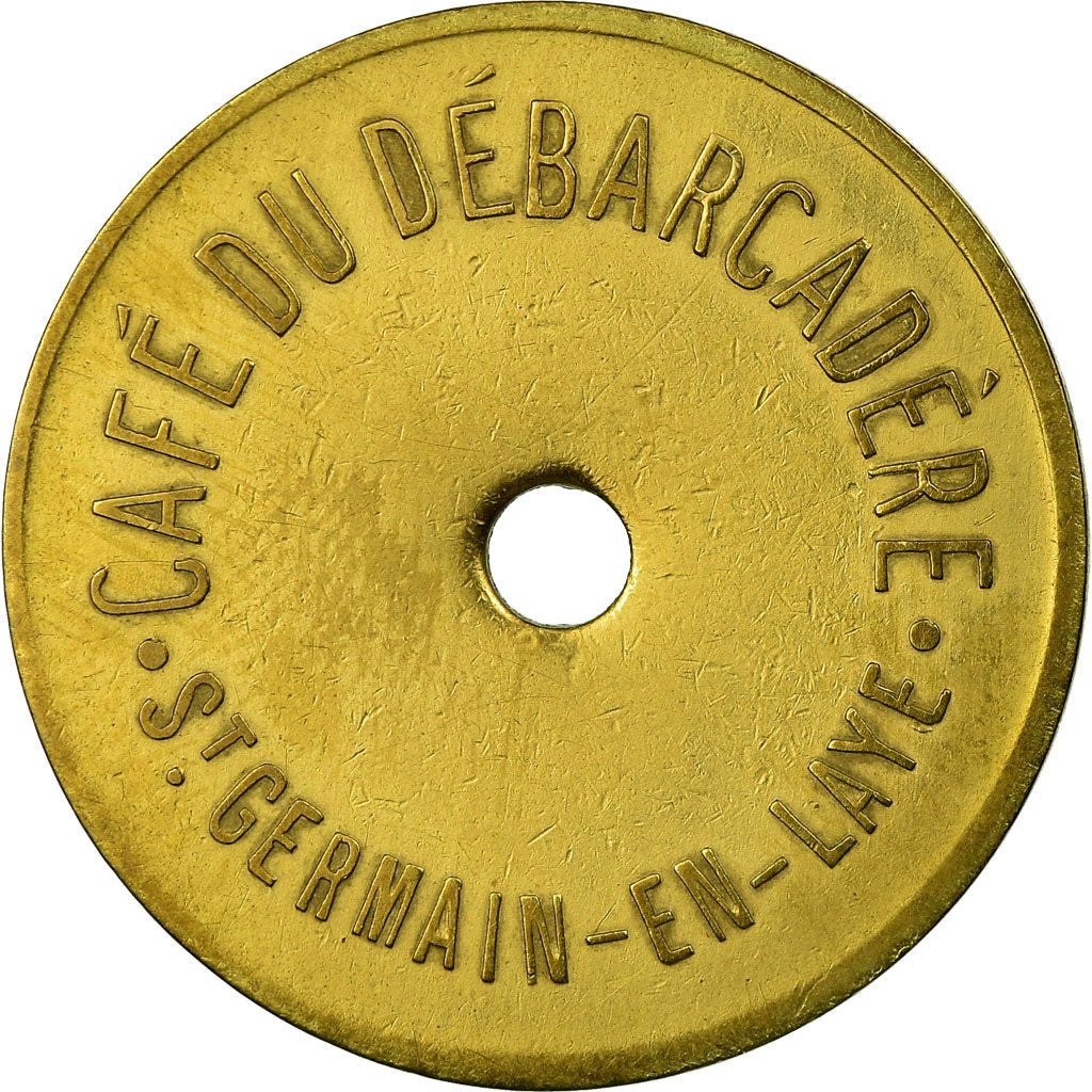 Moneta, Francja, Café du Débarcadère, Saint-Germain-en-Laye, 5 Francs