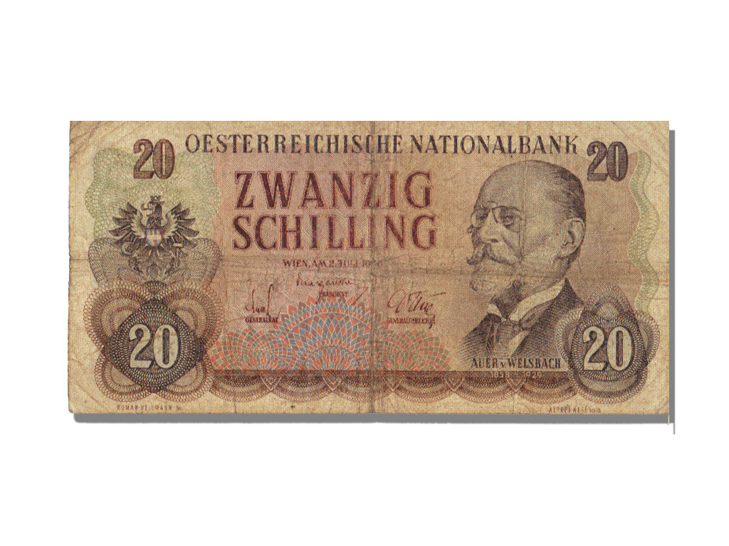 Austria, 20 Schilling, 1956, KM #136a, 1956-07-02, EF(40-45), AK
