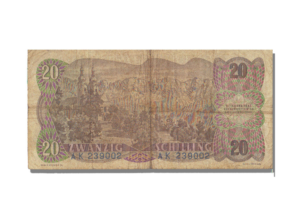 Austria, 20 Schilling, 1956, KM #136a, 1956-07-02, EF(40-45), AK