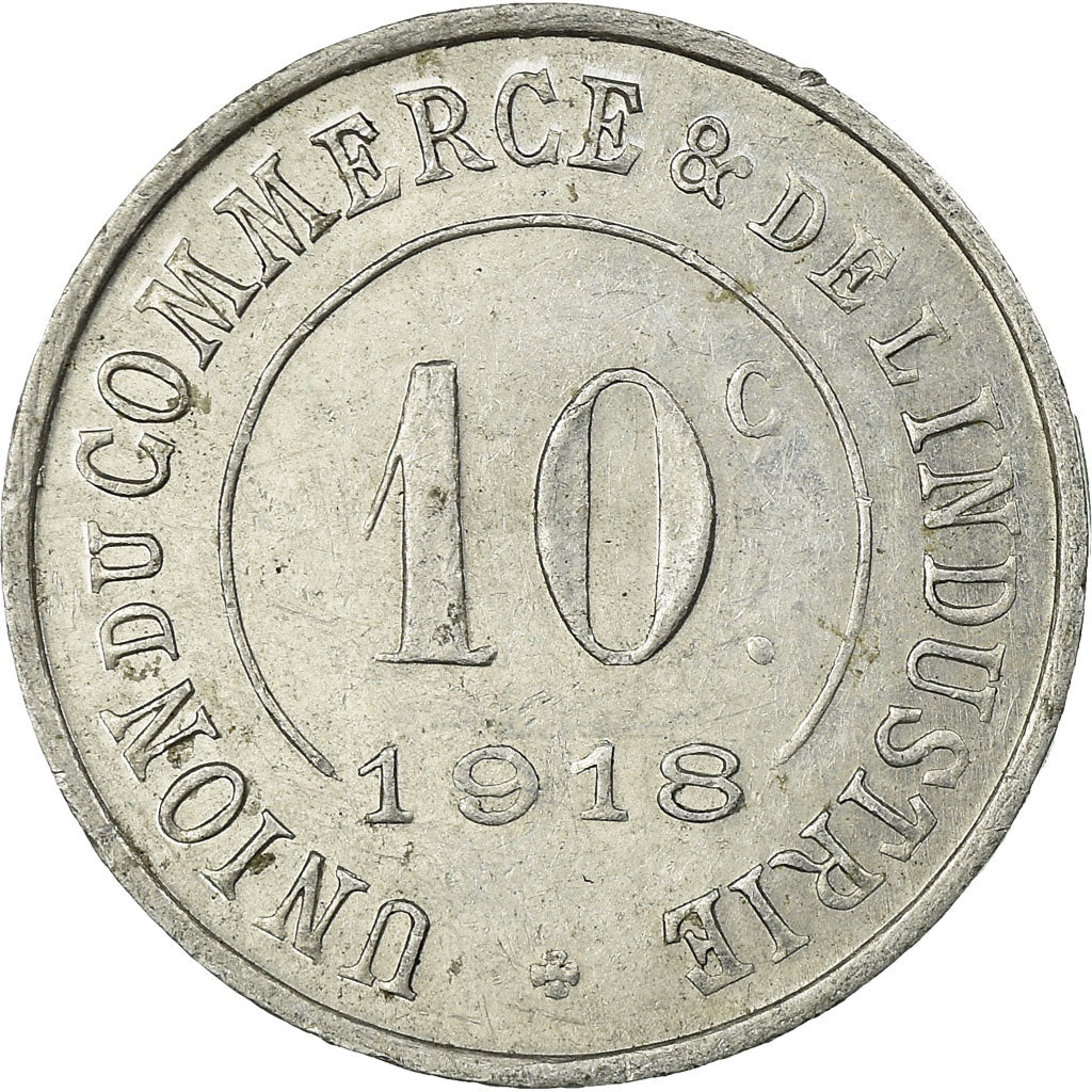 Moneta, Francia, Union du Commerce & de l'Industrie, Saint-Germain-en-Laye, 10