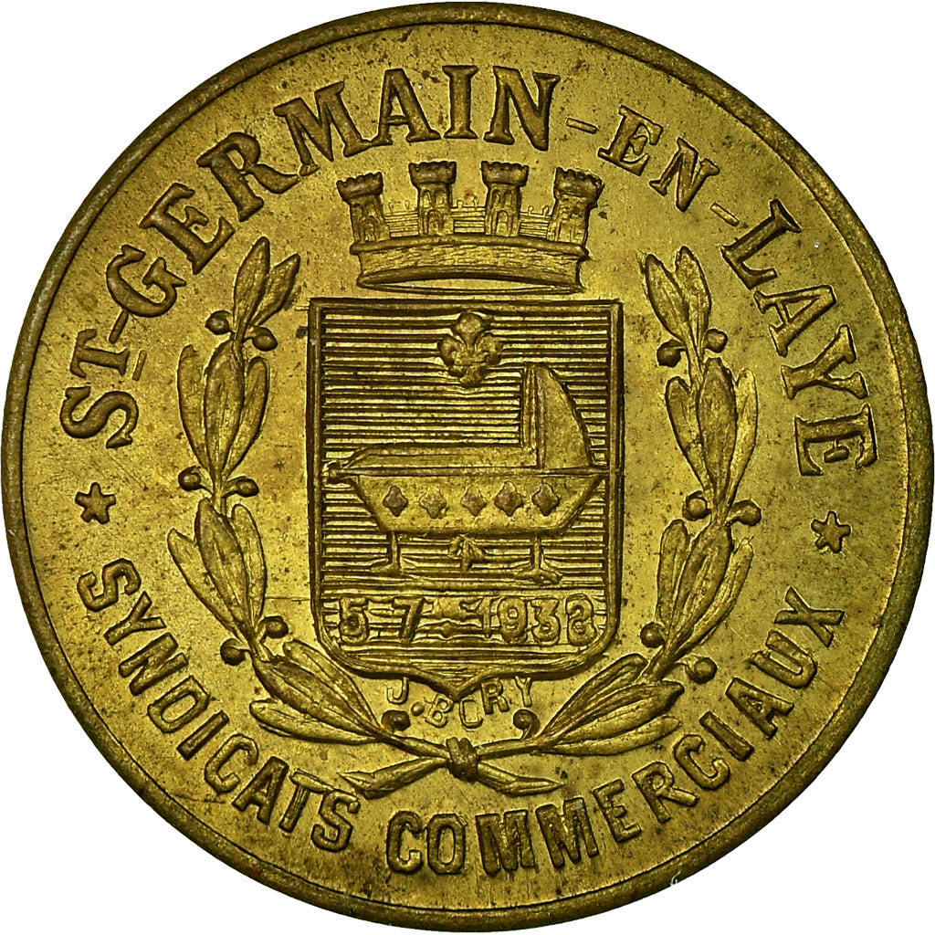Monnaie, France, Union du Commerce & de l'Industrie, Saint-Germain-en-Laye, 5