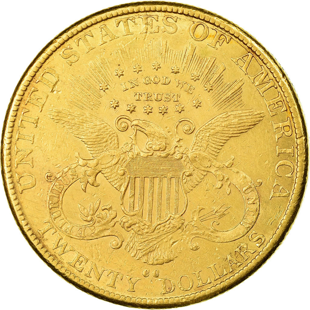 Monnaie, États-Unis, Liberty Head, $20, Double Eagle, 1890, Carson City, Rare