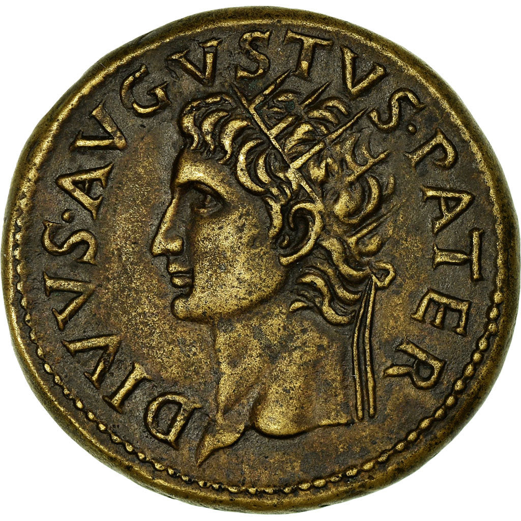 Moneta, Divus Augustus, Paduan Sestertius, 16th Century or Later, SPL-, Bronzo