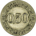 Moneta, Francia, Société de Consommation de l'Est, Troyes, 50 Centimes, BB