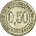 Münze, Frankreich, Société de Consommation de l'Est, Troyes, 50 Centimes, VZ