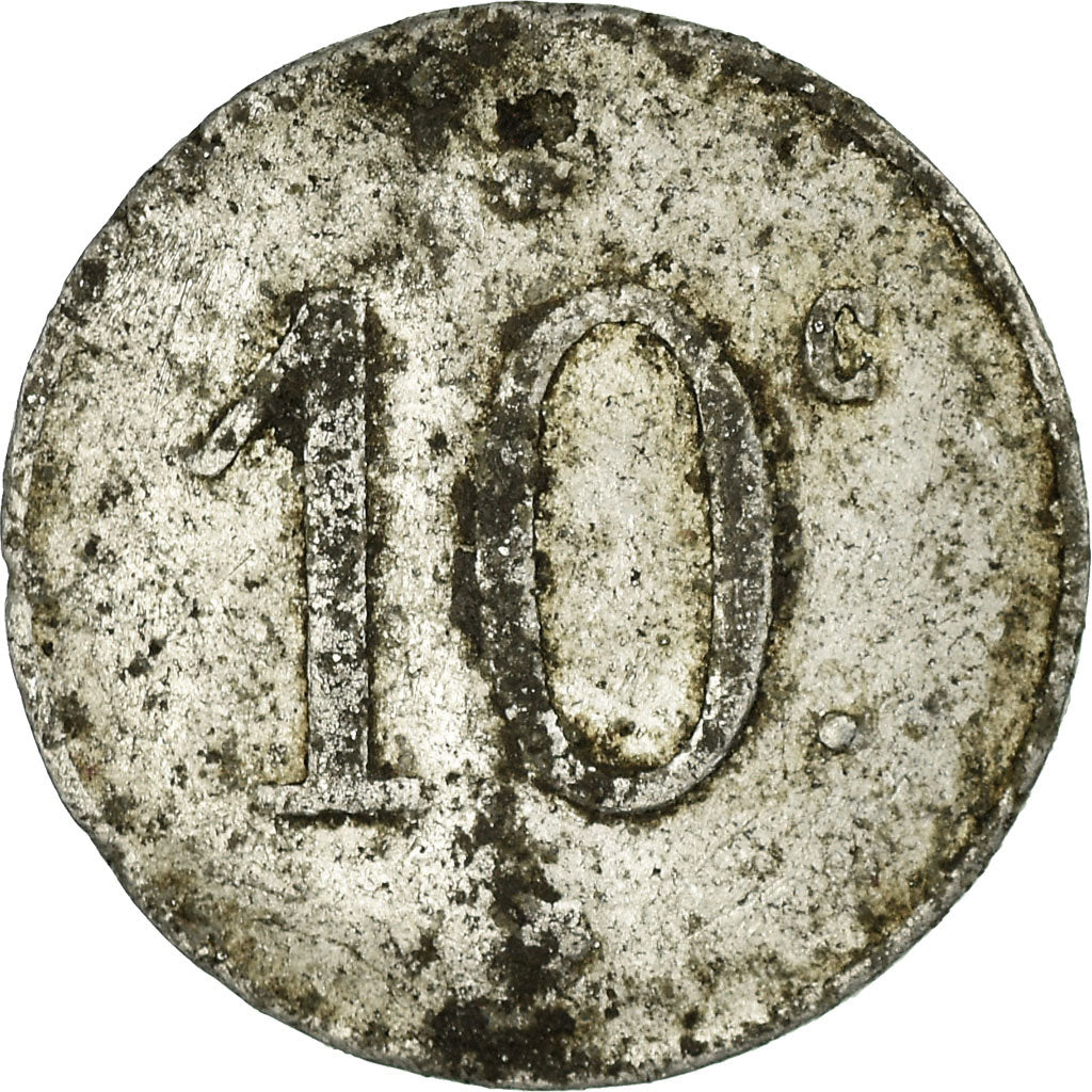 Moneta, Francia, Société Civile de Consommation, Trignac, 10 Centimes, MB