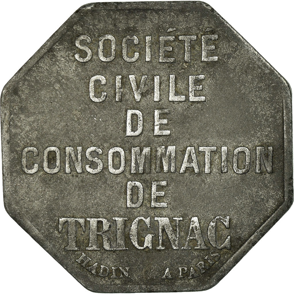 Münze, Frankreich, Société Civile de Consommation, Trignac, 5 Francs, SS