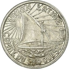 Monnaie, France, Union Latine, Comité du Sud-Ouest, Toulouse, 5 Centimes