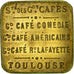 Moneta, Francia, Société des Grands Cafés, Toulouse, 5 Centimes, SPL-